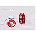 Kqcibz 73mm Universal Aluminum Lift Bearing Pulley Wheel Cable Fitness Gym Equipment for Climbing Camping Pulley, Red