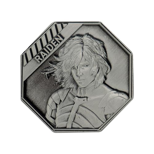 FaNaTtik Metal Gear Solid 2 Raiden Limited Edition Collectible Coin – Officially Licensed, 5,000 Worldwide, Collector's Edition, Gaming Gift