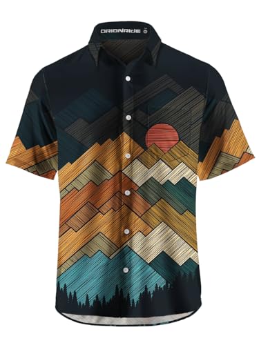 ORIONRIDE Mountain Peaks Cycling Shirt