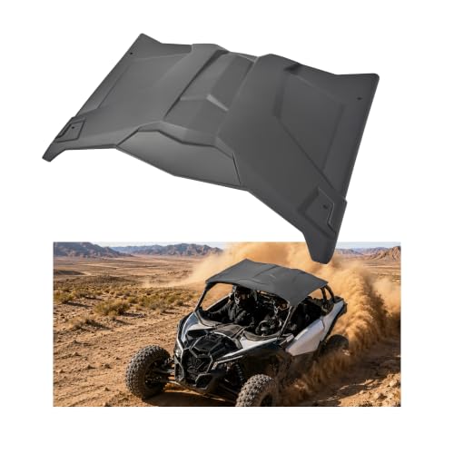 ALMULOO X3 Hard Roof Top 1Pcs Compatible with 2017-2025 CAN AM Maverick X3(2 Doors) Replacement for 715002902 Plastic Painted Black