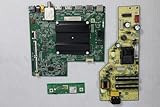 Lutema Television Repair Kit for TCL 55S41 with TV Main Board + Power Supply + TCon + Cables