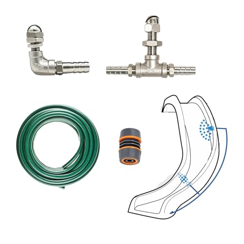 MEEGOON Pool Slide Spray Kit, Pool Spray Kit with Hose Adaptor, Swimming Pool Slide Replacement...