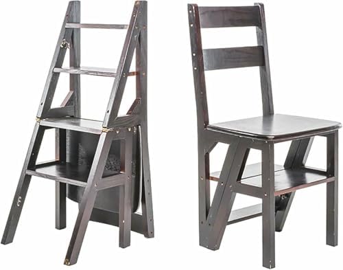 Folding Step Stool & Adjustable Chair - Sturdy Portable Ladder for Adults Space-Saving Design for Home & Office Use Versatile & Safe Folding Stool Solution