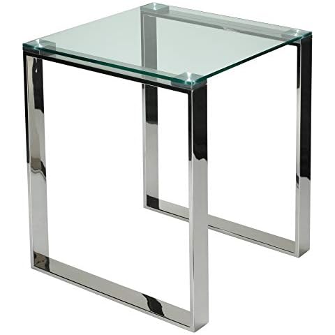 Cortesi Home Remi Glass End Table Cover
