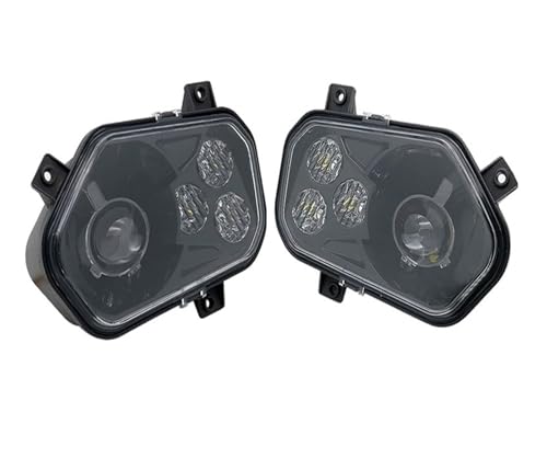 �ɓK������|�����X �ɓK������RZR�ɓK������T�C�h X�ɓK������X�|�[�c�}�� 800 900 570 H4 12-13�ɓK������ �w�b�h���C�g ATV�w�b�h�����v�ɓK������ ATV LED���E �w�b�h���C�g �o�C�N �}�X�N(2 PCS black)