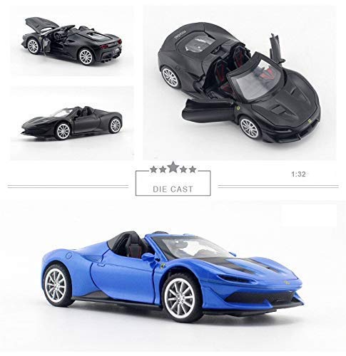 Image of Kids Toy car Playsets 1:32-50 Diecast Metal Car for Kids Pull Back Metal Cars with 4 Openable Doors Light and Musical Sound (Multi)