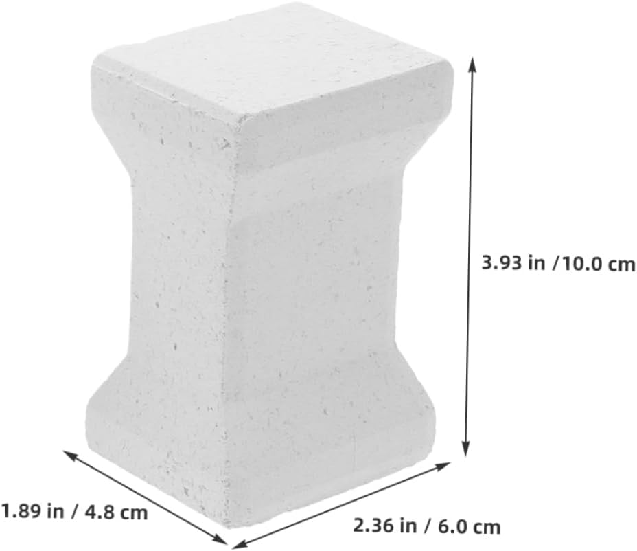 Anneome 2pcs Pottery Kiln Firing Support Kiln Shelf Stilts Ceramic Accessories for Pottery Artists