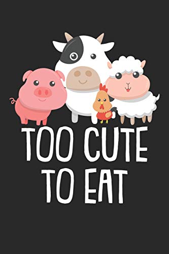 Kochbuch zum ausfüllen: für vegane und vegetarische Rezepte, dein persönliches Nachschlagewerk mit deinen eigenen Rezepten; Motiv: Too cute to eat (German Edition)