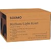 Amazon Brand - Solimo Variety Pack Light and Medium Roast Coffee Pods (Kona, Breakfast, Donut), Compatible with Keurig 2.0 K-Cup Brewers, 100 Count