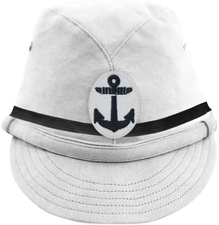 militaryharbor WWII Japanese IJN Navy Second Type NCO Field Cap White