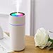 Produktbild Luftbefeuchter,Air Diffuser,Aromazerstäuber,Mini Luftbefeuchter mit zwei Sprühmodi,USB-Verbindung,2 Nebelmodi,Super Quiet,automatische Abschaltung. (Weiß, 320ml)