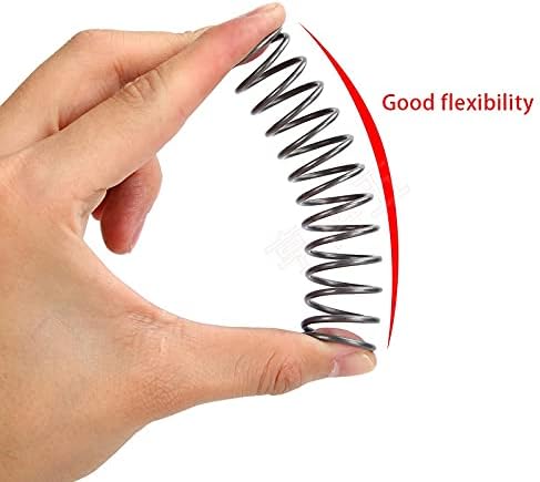 Compression Spring Compression Spring Extension Spring Wire Diameter 2.5mm, Outer Diameter 14mm, Length 60mm-100mm Suitable for, Mechanical Parts, DIY, Etc.(80mm (5Pcs))