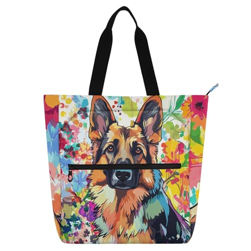 Sacs fourre-tout berger allemand pour femmes et enfants