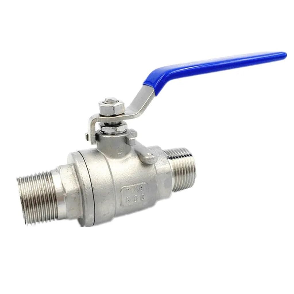 Robinet à boisseau sphérique anti fuite en acier 304 mâle 3/4 pouce