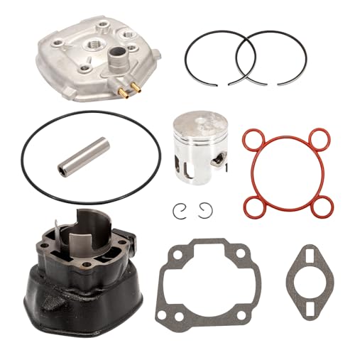 Anlseiod KT00109 GROUPE THERMIQUE CYLINDRE CYLINDRE PISTON 70 CC D.47 A.P.R.I.L.I.A BENELLI BETA AEROX MALAGUTI PHANTOM MBK NITRO LC 50 2T MALAGUTI F12...