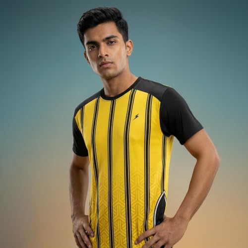 Image of YOURJERSEY Custom Sports Jersey for Men & Kids | Add Player Name | Personalised Cricket /Football /Badminton T-Shirt | Custom Team Jersey