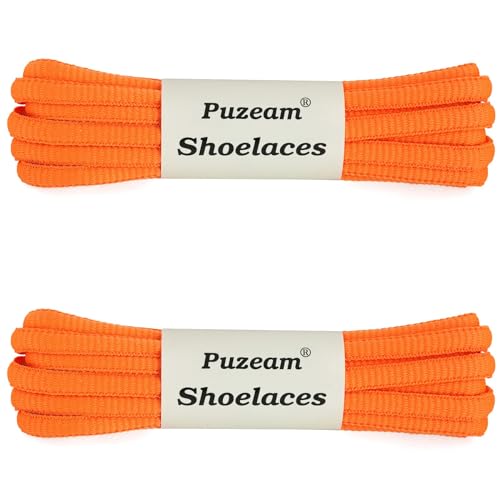 Image of 2 Pairs Oval Athletic Shoelaces 33 Colors 1 /4 inch Half Round Shoe Laces for Sneakers