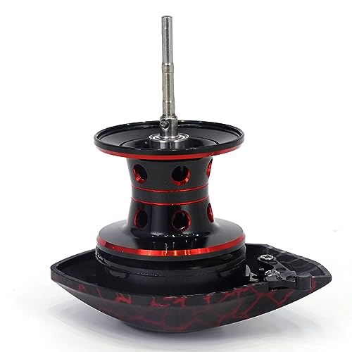 JOYFOX Carretilha de Pesca Direito Máxima 8kg, Relação de Transmissão: 7,2:1, 17 + 1 Rolamentos - Mo