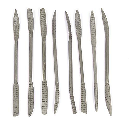 79224 lot de 8 râpes à picots 20 cm de long