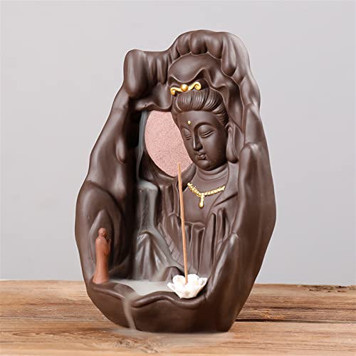 Incenseburnerspurplesandsmokebackflowincenseburnerdepictinggoldenlotusguanyinsandalwoodincenseburnerzenhomedecorationincenseholdersbackflowcolordharma Urban Country Home Decor Incense burners purple sand smoke backflow incense burner depicting golden lotus guanyin sandalwood incense burner zen home decoration incense holders backflow color dharma urban country home decor