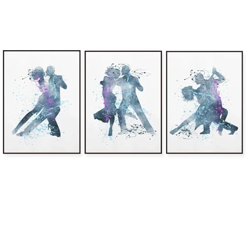 Peinture toile décorative couple de danse pour célébrer la passion et l'harmonie - 2