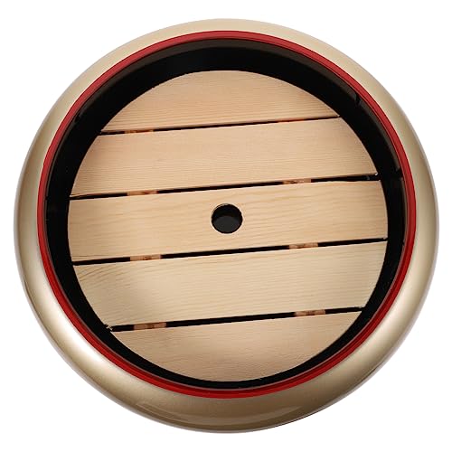 Set 2 platos sushi estilo sashimi con base de madera miniatura 1