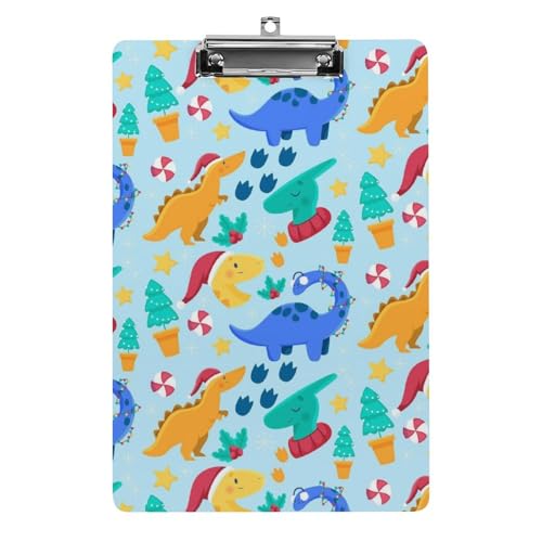 Presse-papiers dinosaure coloré pince A4 haute résistance pour fiches