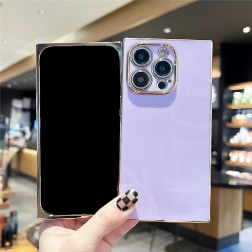 Coque silicone violette pour iPhone 14 Pro Max et modèles X à 13 - 3
