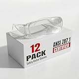 Rugged Blue Visitor Safety Glasses (12)