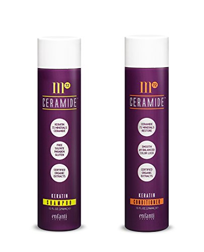 M72 Ceramide Keratin Shampoo & Conditioner Duo Set (10 oz)