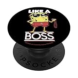 SpongeBob SquarePants Lifeguard Like A Boss PopSockets PopGrip: Swappable Grip for Phones & Tablets