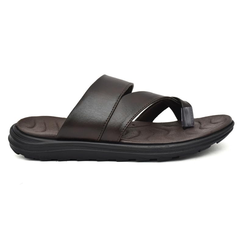 Image of HEALTH FIT Super Soft Ortho Care Bounce Back Anti-Skid Water Resistant Slippers /Doctor Chappal & Footwear-Men 114