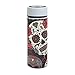XiangHeFu Mantieni la Bottiglia di Acqua Calda o Fredda Thermos a Prova di perdite Tazza da Viaggio Sportiva 17oz Businese Flower Skull World
