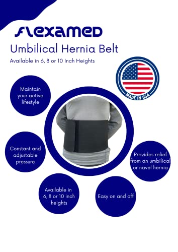 Faja para Hernia Umbilical FlexaMed Mediana 8 Pulgadas miniatura 3