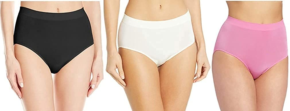 Buy Nanoedge Women's Full Brief Seamless Panty 6661 Size ( 34 Till