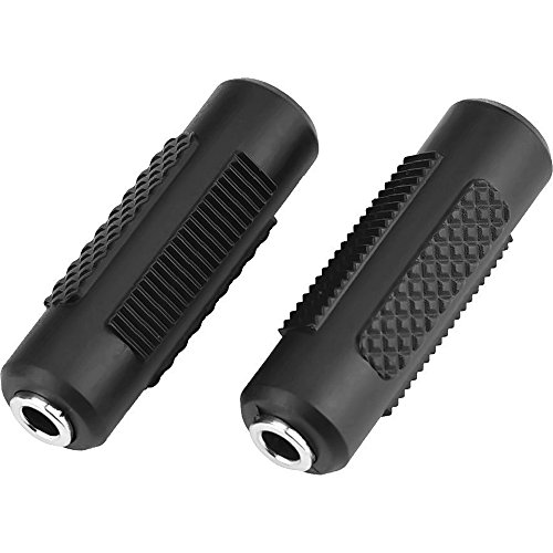 eBoot 2 Pack 3.5mm Stereo Jack to 3.5mm Audio Female/Female Adapter Connectors