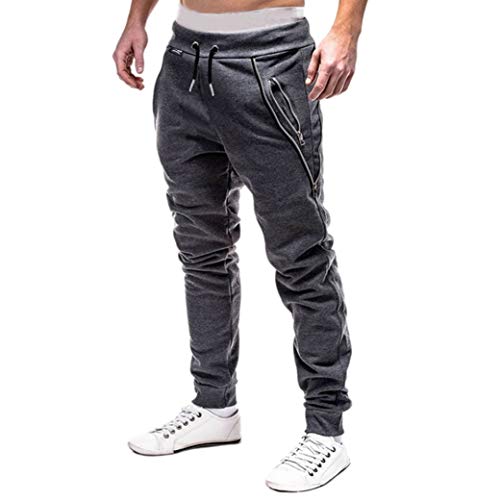 Feidaeu Pantalones de Correr para Hombre Pantalones Deportivos Casuales Suaves y cómodos Entrenamiento físico Gimnasio Joggers Pantalones de chándal de fútbol Masculino