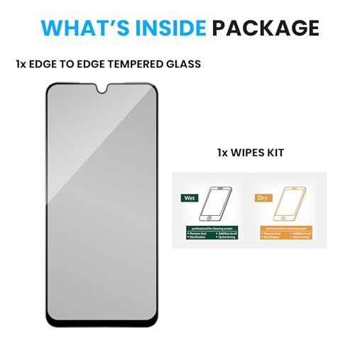 Image of FIRST MART Military-Grade Matte Tempered Glass for Samsung Galaxy M17, Samsung F17, A17, M36 and F36-9H Screen Protector, Anti-Glare Protection, Scratch-Resistant, Bubble-Free (1 Pack)