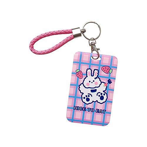 YUMYANJIN Kaarthouder Transparante Badge Houder voor Vrouwen Mannen Card Case Korte Touw Sleutelhanger Kaarthouder… - Image 6