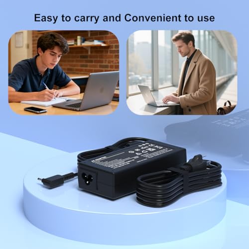 65W Round Tip Travel Replacement Charger for LG Gram 13 14 15 17 Laptops - image 6