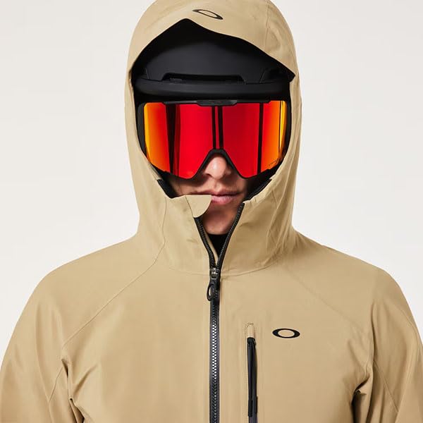 Image of Oakley Mens Unbound Gore-Tex Shell Jacket2.0, Pebble, X-Small