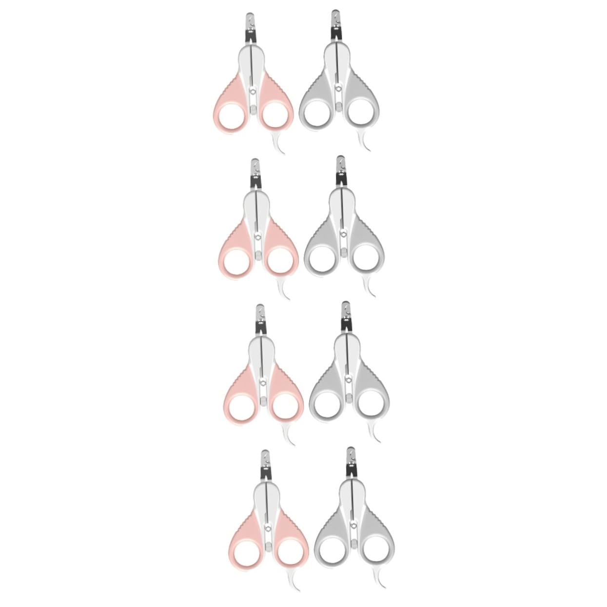 minkissy Lot de 8 coupe-ongles pour chiot, coupe-ongles pour animaux domestiques, coupe-ongles pour chat, outil de toilettage pour animaux domestiques, produits de beauté, matériau en acier inoxydable