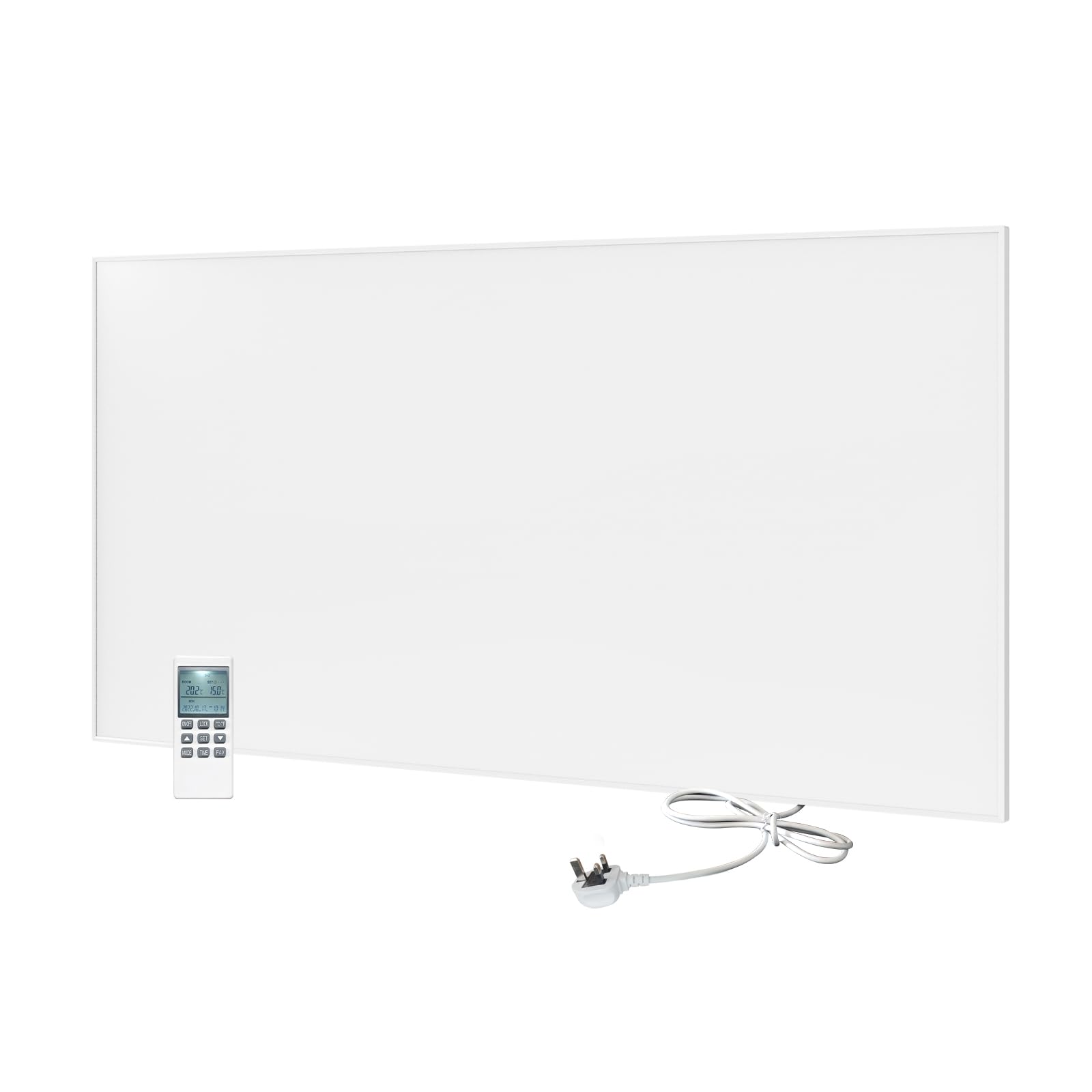 byecold 700W Far Infrared Panel Heater Electric Heater Panel Wall Mounted, Infrared Heater Panel Built in Thermostat, Suitable for Use Living Room, Bedroom, CO2-Free Energy Efficient Electric Heater