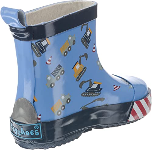 Girl's Wellies Rain Boot Building Site Wellington Rubber4