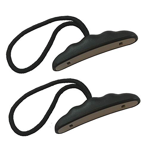 Asas Para Kayak (paquete De 2) – Diseño Fuerte De Mango En T | Bungee Ultra Resistente | Kit De Instalación De Repuesto, Mango De Transporte Para Kayak Con Cordón Y