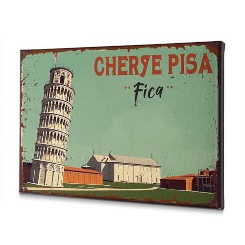 Toile décorative murale Pise 40x60 cm pour habiller un mur vide et réussir sa déco de Pâques
