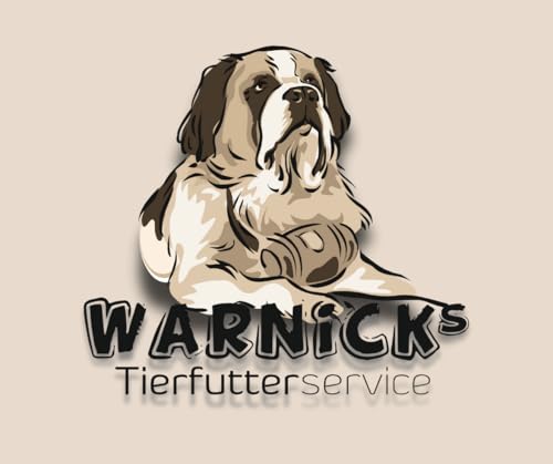 Warnick´s Tierfutterservice - Rinderstrossen/Luftröhre 2 x 1kg- Hundesnack - 12–15 cm Stücke – luftgetrocknet, geruchsarm & naturbelassen – Warnicks Kausnack zur Zahnpflege & Beschäftigung
