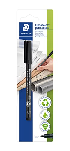 Staedtler 313-9 BKDAST Lumocolor Blister 1 Feutre permanent pointe ogive 0,4 mm Noir