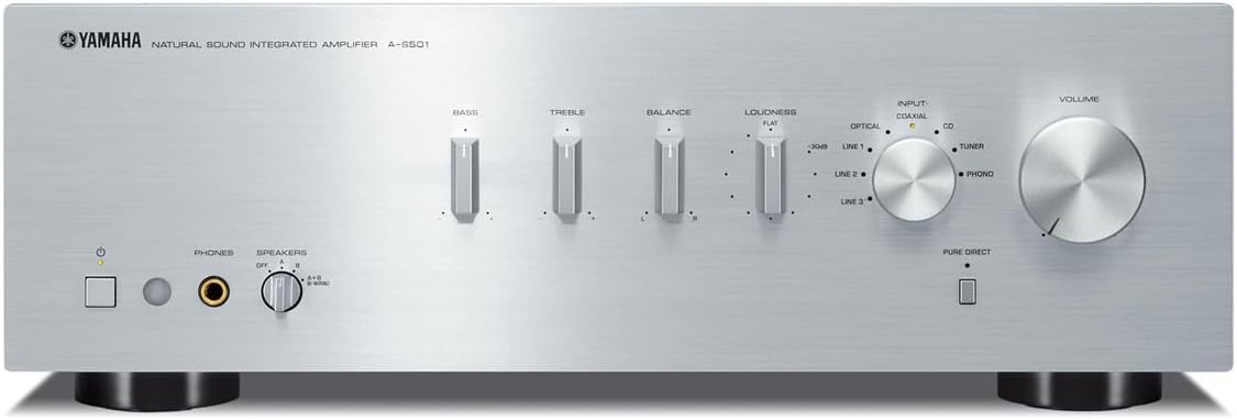 YAMAHA A-S501SL Natural Sound Integrated Stereo Amplifier (Silver)