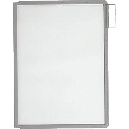Durable 560610 Sherpa Vario Panel Plaque Pochette Polypropylène pour Document A4 avec Cadre Profilé Gris Lot de 5